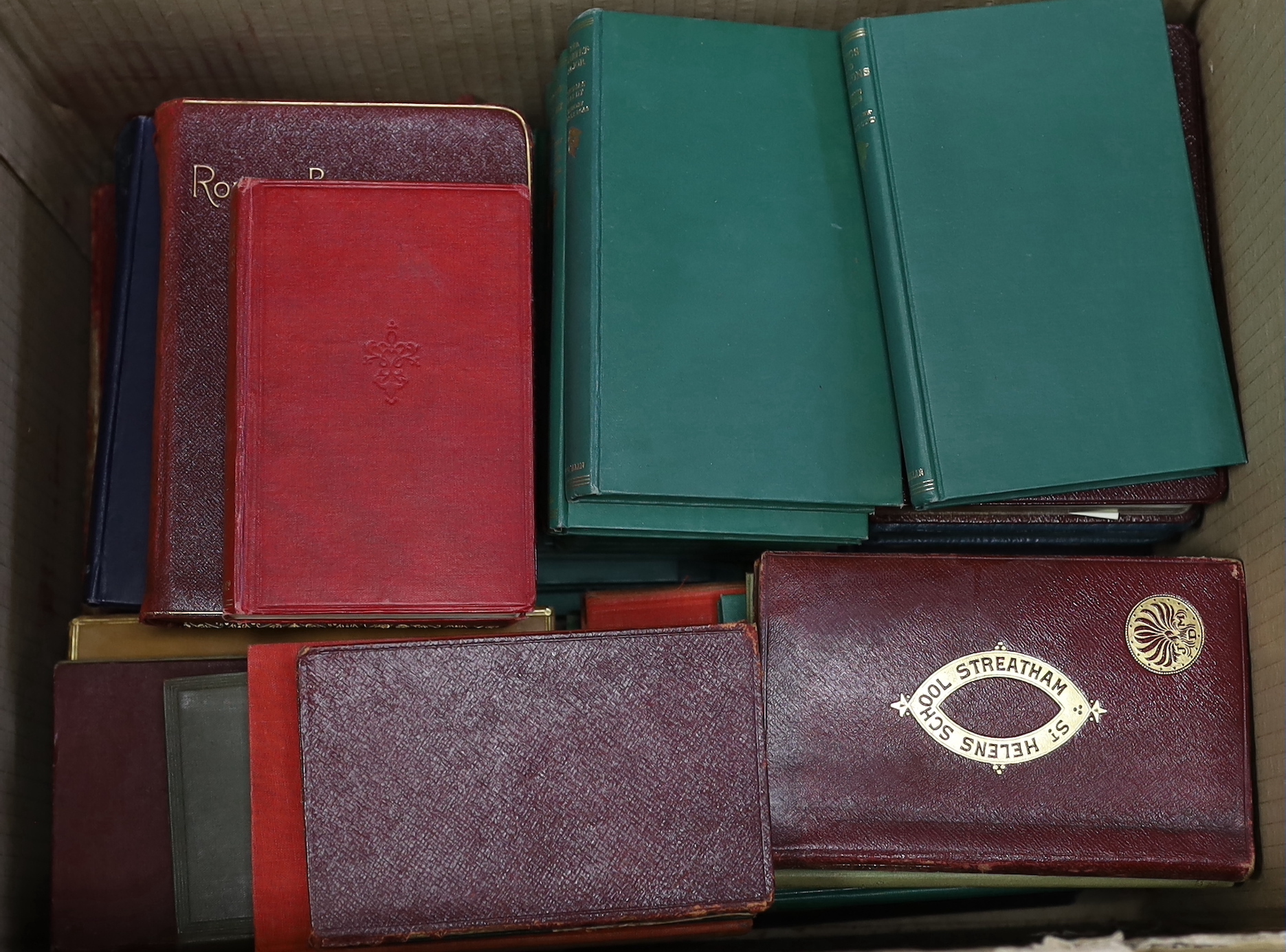 Literary miscellany - mostly cloth bound, later 19th to mid 20th century (50)